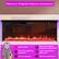 Electronic Fireplace Features introduction
- Power switch
- Five-level brightness adjustment
- Three-level heating temperature adjustment
- 62-82°F temperature adjustment
- 12-color dimming
- 0-8H timer adjustment