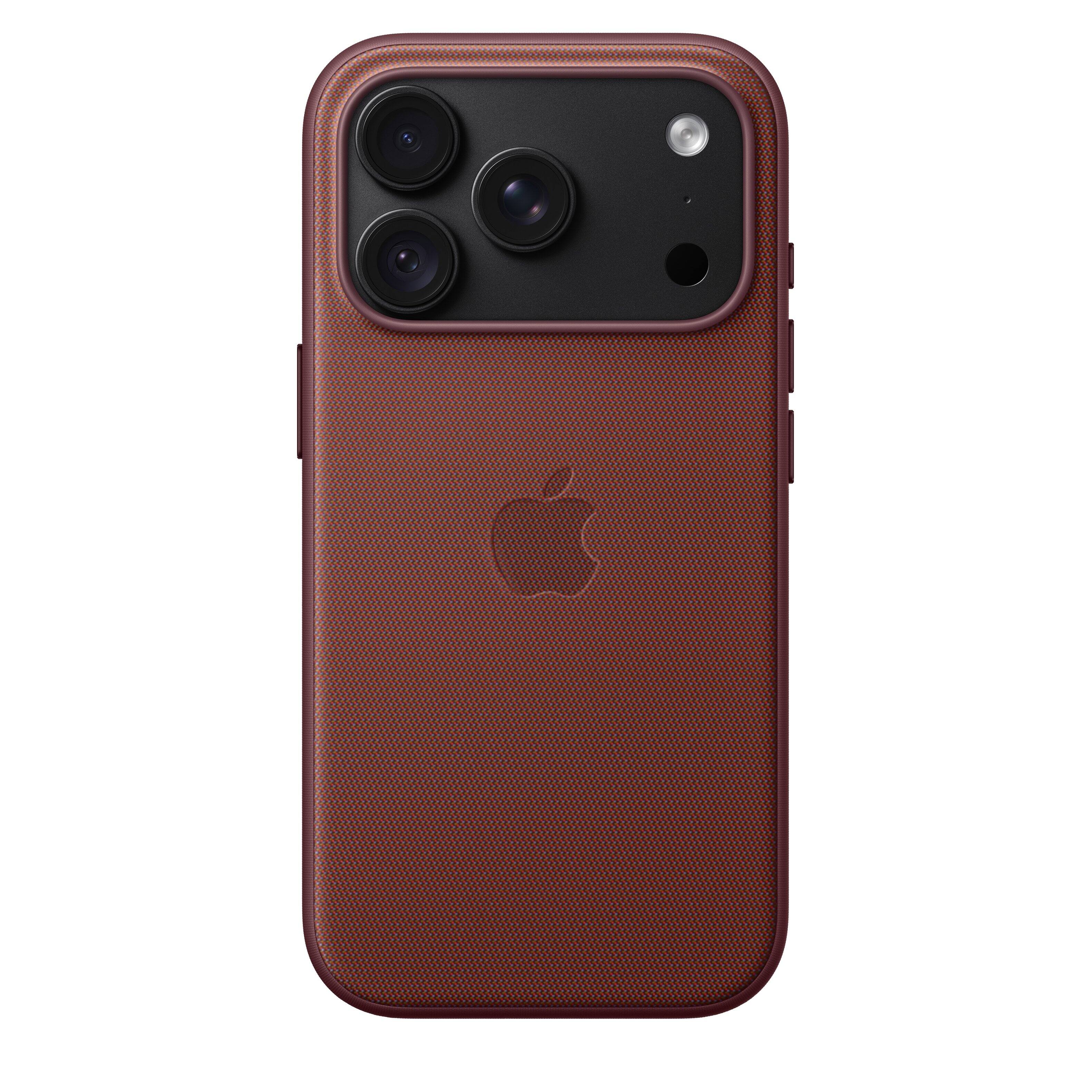 Alt View 3. Apple - iPhone 18 Pro TechWoven Case with MagSafe - Burgundy.