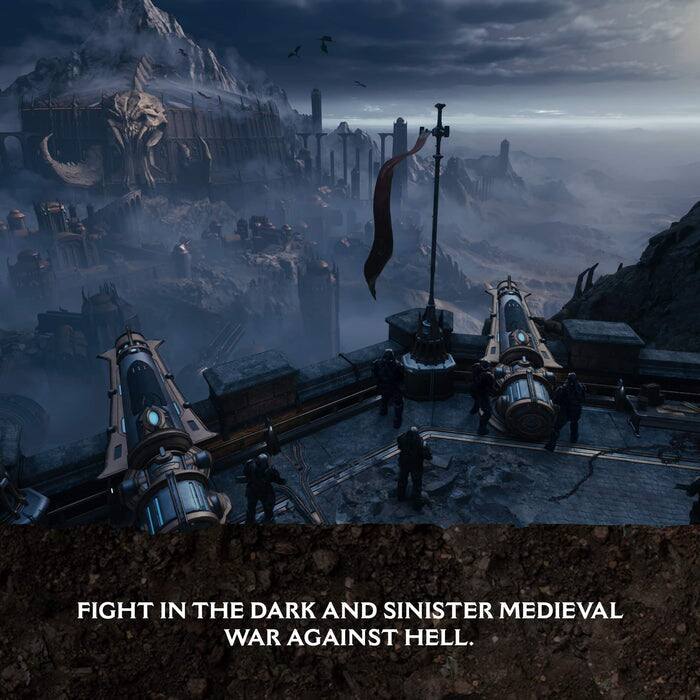 FIGHT IN THE DARK AND SINISTER MEDIEVAL WAR AGAINST HELL.