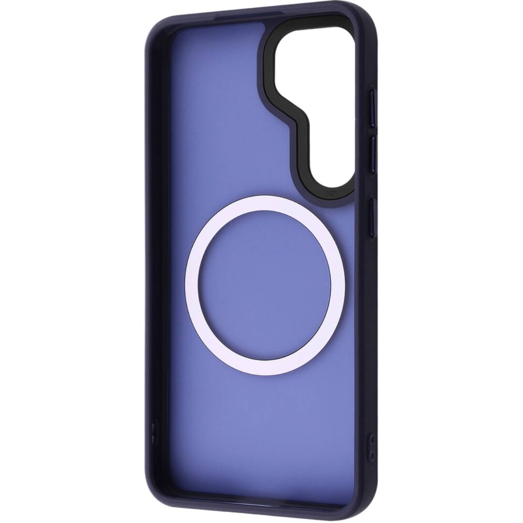 Alt View 1. Entronix - Entronix Magnetic Case for Galaxy S24 Plus - Translucent Frosted Matte Finish - Navy Blue.