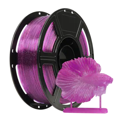 Front. Flashforge - PLA Crystal Rainbow 3D Printer Filament-1.75mm-1kg (2.2 lbs) Spool - Deep Sea Realm.