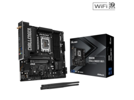 ASRock - MB B860M Challenger WiFi LGA 1851 Intel B860 SATA 6Gb/s DDR5 Micro ATX Motherboard