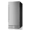 Front. Yeego - 15" Beverage Refrigerator,All-Weather Outdoor 100-Can Stainless Steel Cooler for Patio,Deck, Garage, or BBQ - Stainless Steel.