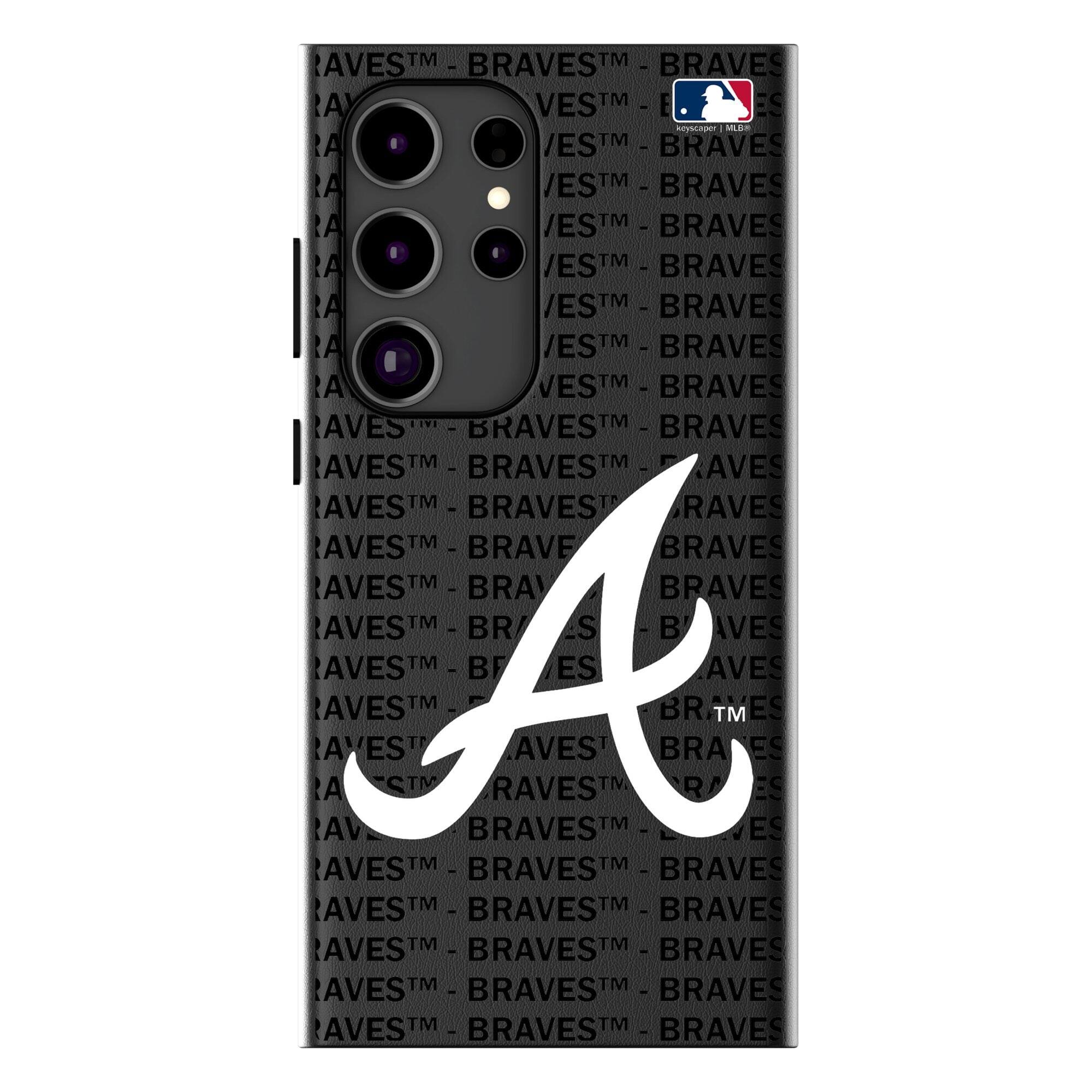 Keyscaper - MLB - Atlanta Braves Text Backdrop Galaxy Magnetic Bump Case - S25 Ultra - Black price history on PriceWatchPro