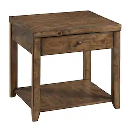 Liberty Furniture Industries - Mitchell End Table in Nutmeg - Brown
