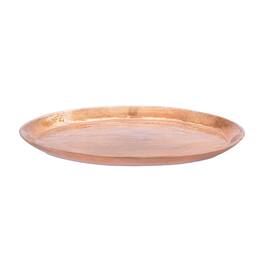 BreeBe - Metallic Aluminum Tray 16.25"D - Gold