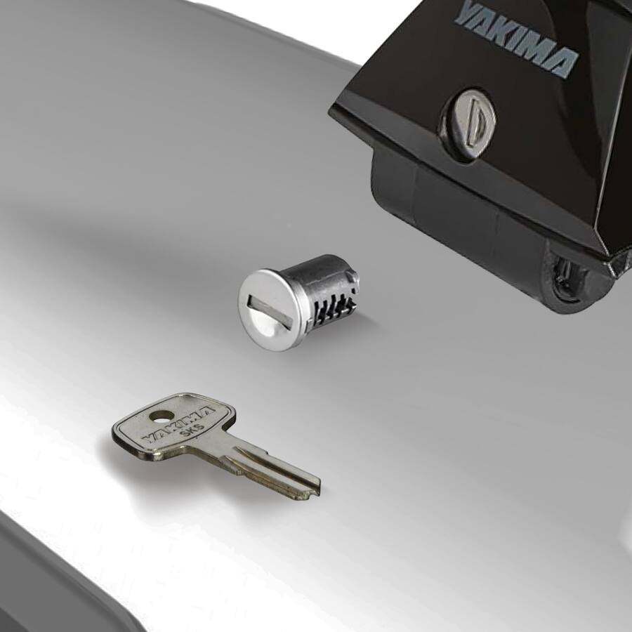 Yakima Car Rack System Component SKS Lock Cylinder Core Kit with Key (6 ...