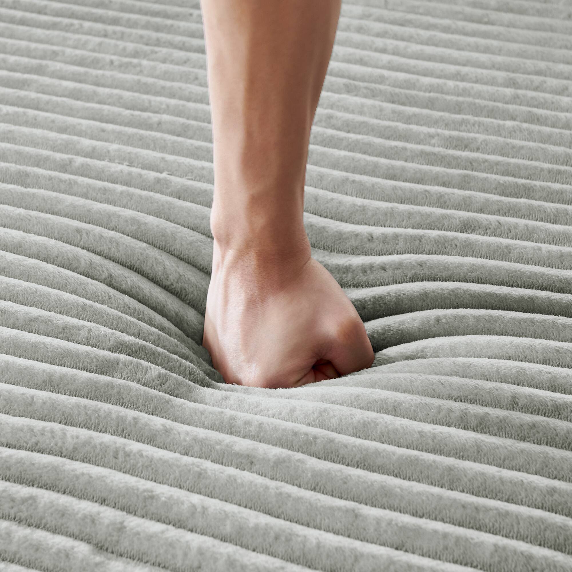 Back. Trinkets Crazed - 50" Corduroy Chaise Lounge Chair Indoor, Oversized Sleeper Chair Single Lazy Sofa Lounge Chair, Modern Reading Chair - Gray.