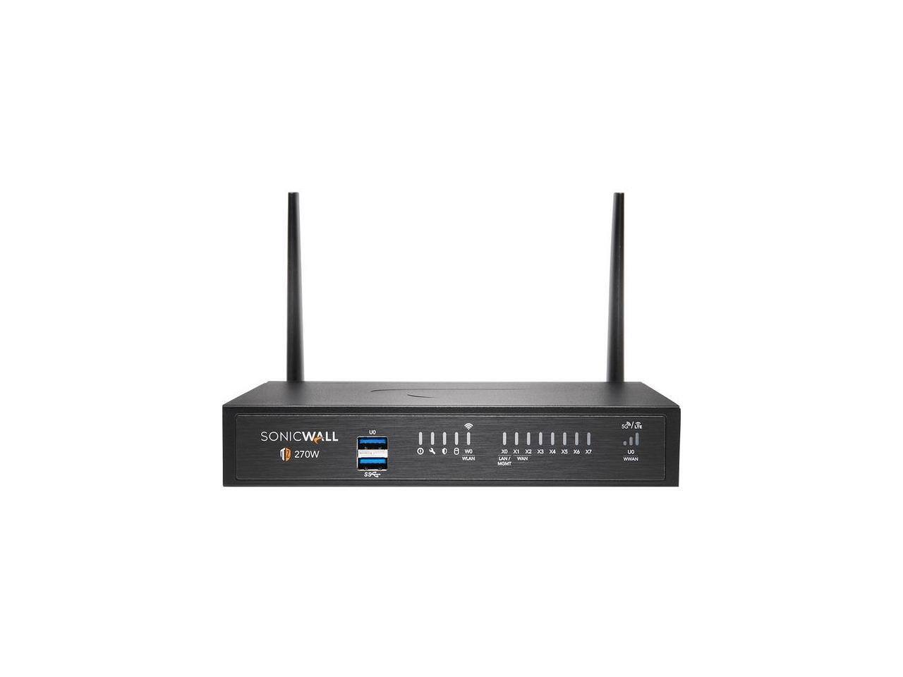 SONICWALL 270W

USB
WAN
X0 X1 X2 LAN/WAN
X3
X4
X5
X6
X7