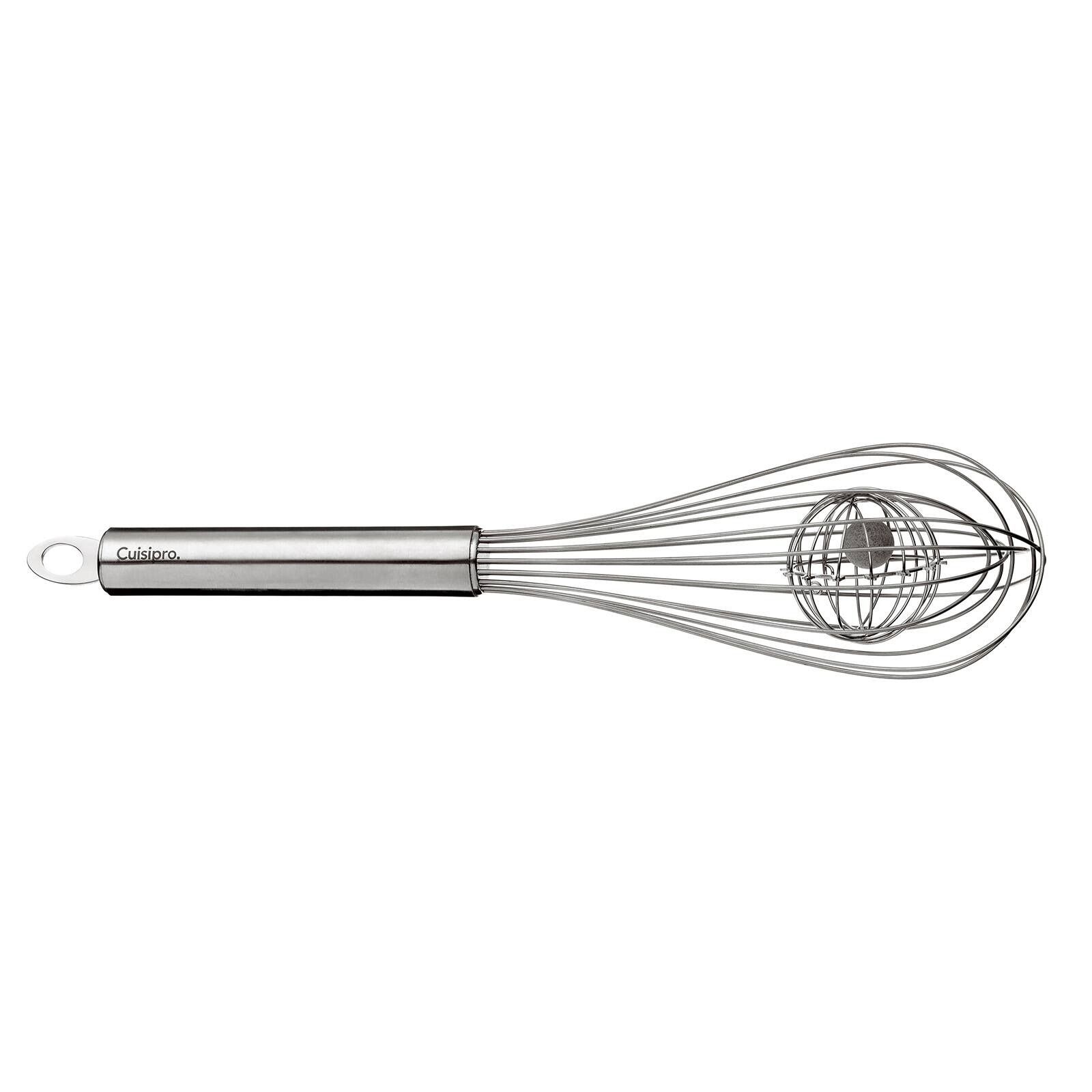 Alt View 1. Cuisipro - 12 Inch Duo Whisk Stainless Steel Ball Whisk Solid Handle - Silver.