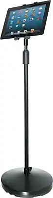 KanTek - Floor Stand TS890 Tablets; - Black