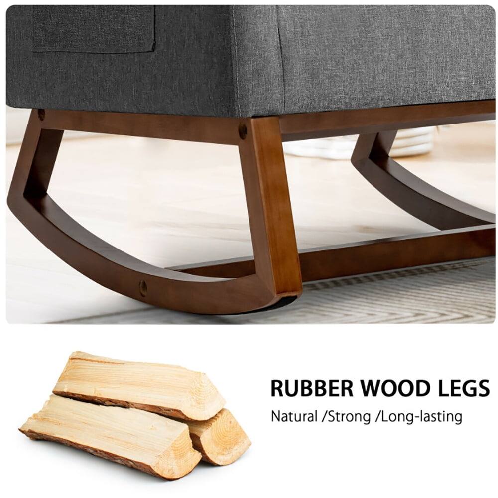 RUBBER WOOD LEGS  
Natural / Strong / Long-lasting
