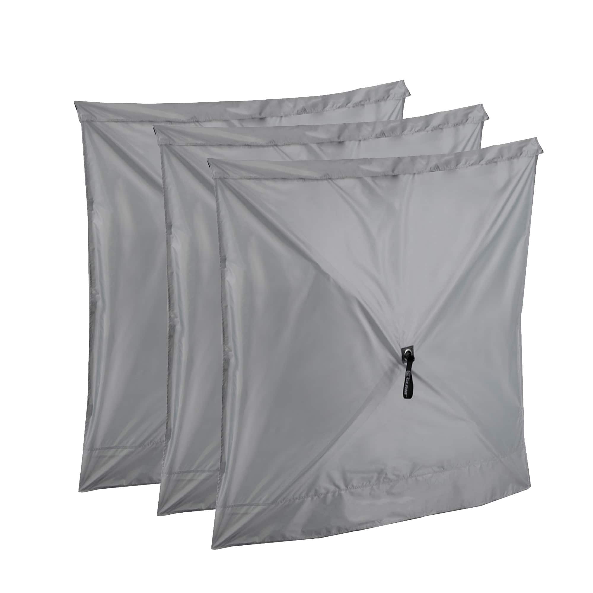 Clam - Quick-Set Screen Hub Tent Wind & Sun Panels, Accessory Only, (3 pack) - Gray