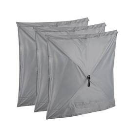 Clam - Quick-Set Screen Hub Tent Wind & Sun Panels, Accessory Only, (3 pack) - Gray