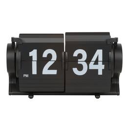La Crosse Clock Co. - Rollins Mini Mechanical Flip Clock - Black