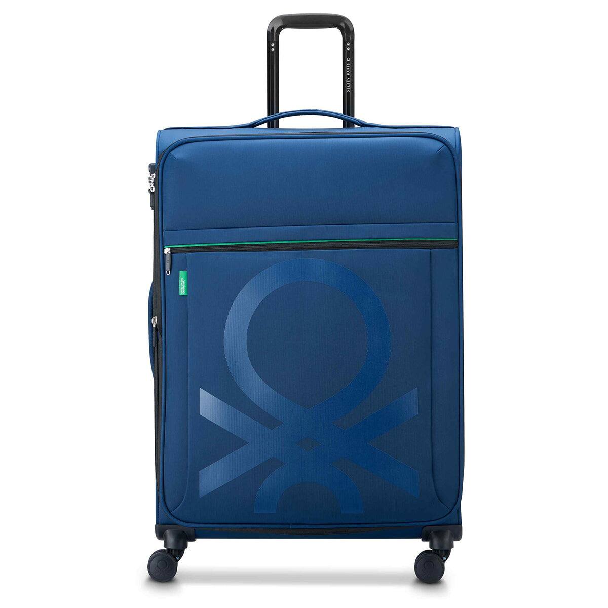 Delsey - Benetton Color Block Large Spinner Luggage - Navy