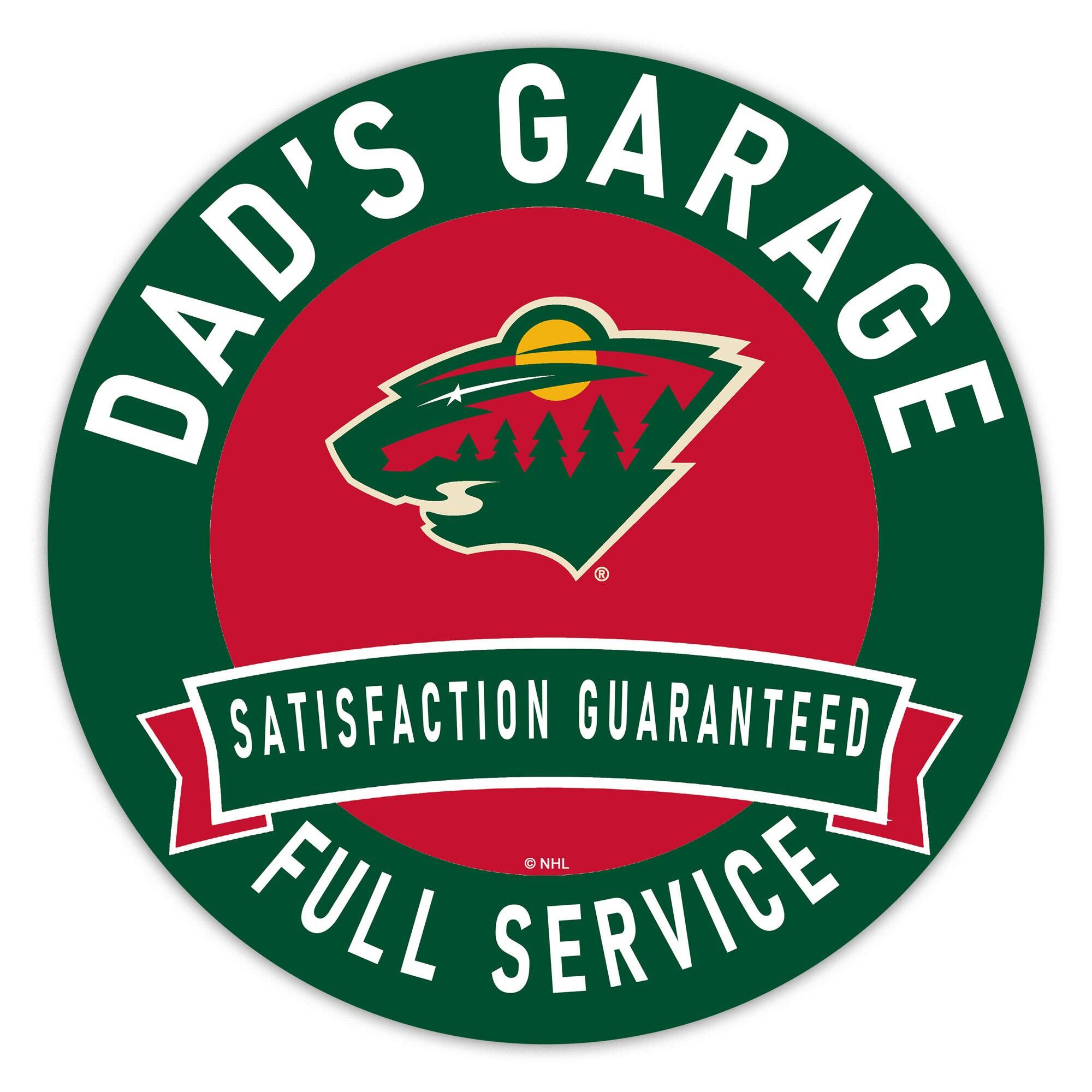 DAD'S GARAGE  
SATISFACTION GUARANTEED  
FULL SERVICE  
© NHL