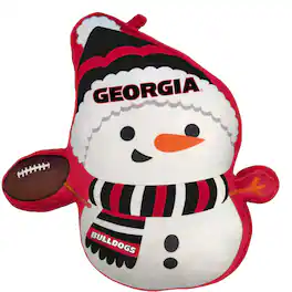 Pegasus - Georgia Bulldogs Holiday Snowman Plushlete Pillow - White