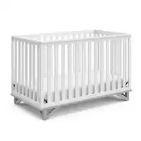Storkcraft - Santa Monica 5-in-1 Convertible Crib - Pebble Gray - Front_Zoom