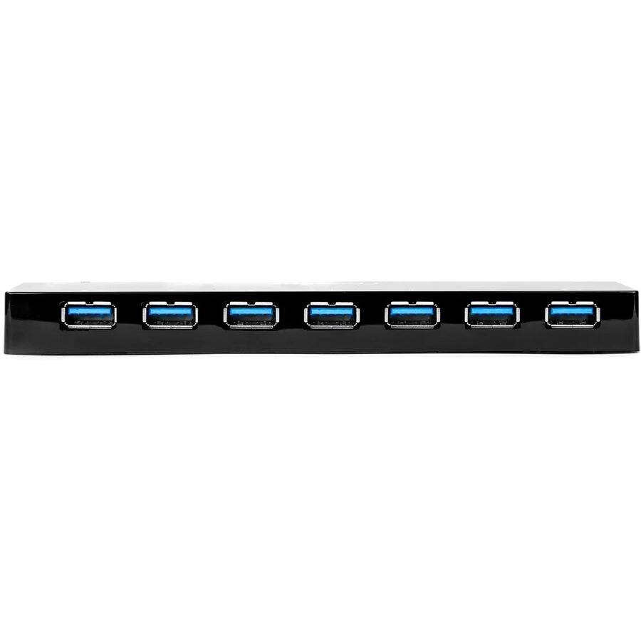 Alt View 2. Rocstor - Rocstor 7-port USB Hub - USB 3.0 - External - 7 USB Port(s) - 7 USB 3.0 Port(s) - Black.