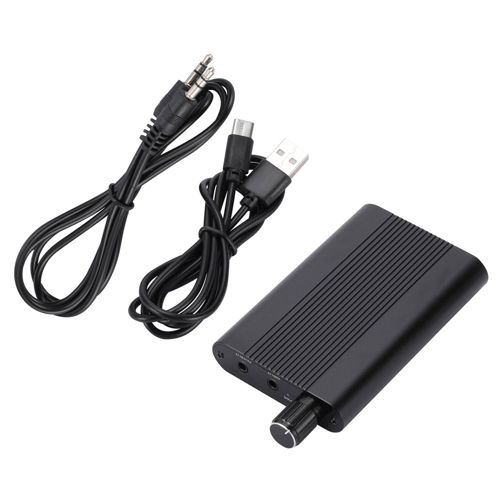 Alt View 5. Topteng - HIFI Heavy Bass Headphone Amplifier Portable Headset AMP 3.5mm AUX Audio Port - Black.