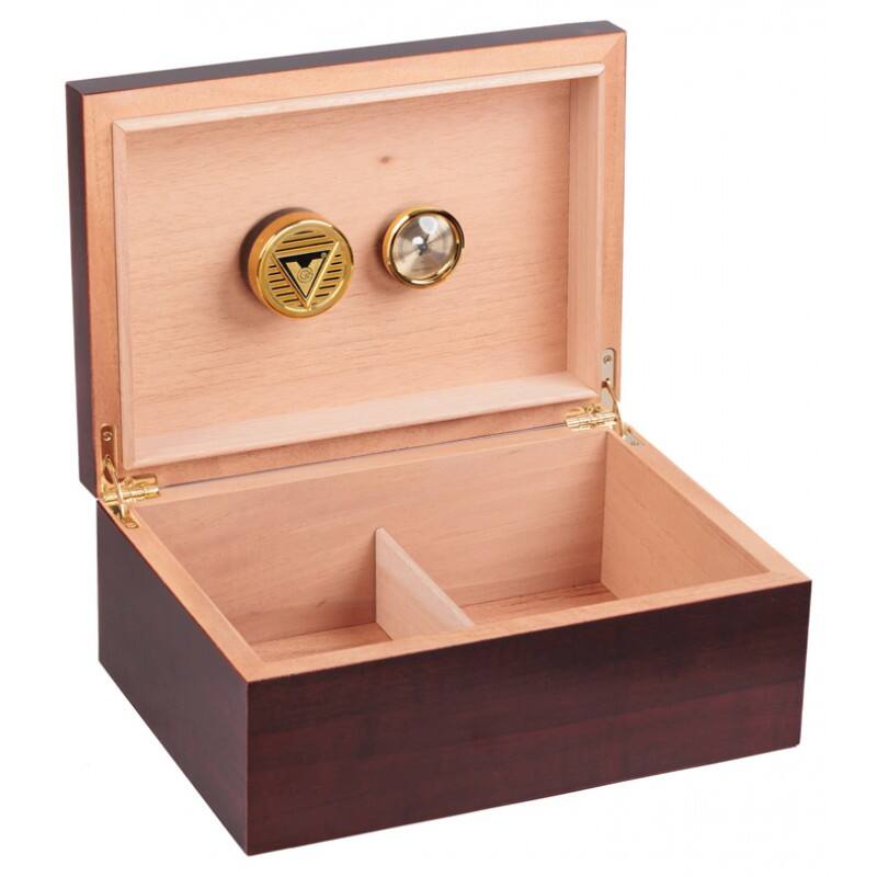 Alt View 1. Prestige - THE Executive Cigar Humidors - Rich Cherry Finish.