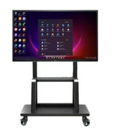 Smart Tech - Mobile Floor Stand for Promethean ActivPanel AP9-75 - Black