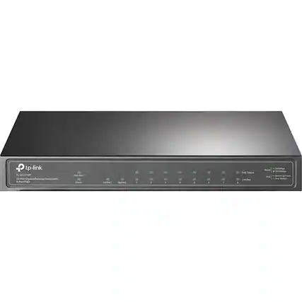 TP-Link TL-SG110P 10-Port Gigabit Desktop Switch
8-Port PoE+
Power
Link/Act
10/100/1000Mbps
10/100Mbps
Power Indicator
Power
Link/Act
