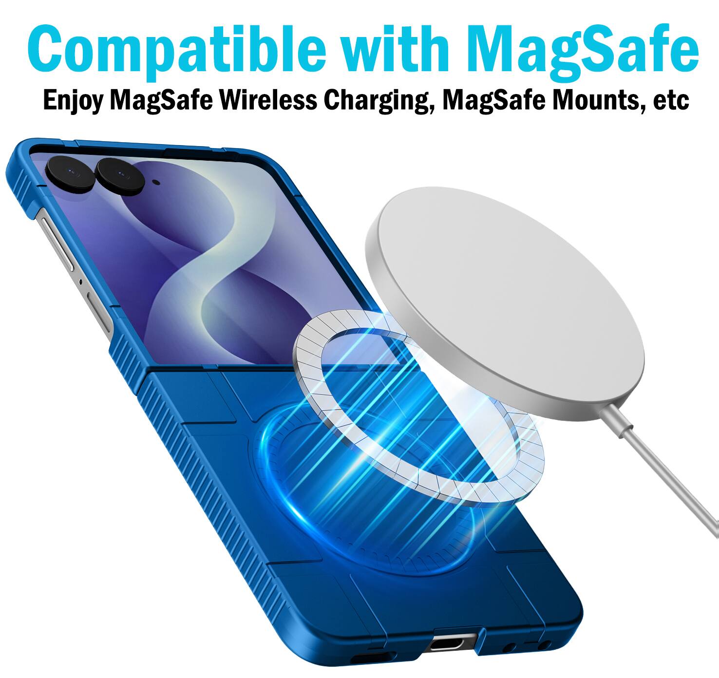 Nakedcellphone Combo for Samsung Galaxy Z Flip 8 Phone Slim Case and ...