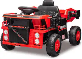 Homhougo - 24V Electric Ride On Go Kart, Kids Racing Drift Car with Adjustable Design