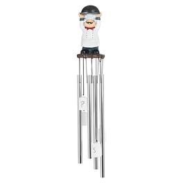 FC Design - 23" Long Chef Round Top Wind Chime Outdoor Patio or Garden Hanging Decoration - Multi-Color