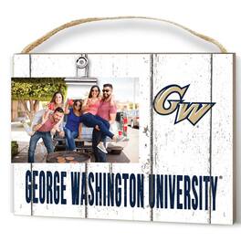 Jardine - George Washington University 8" x 10" Weathered Clip It Frame - White