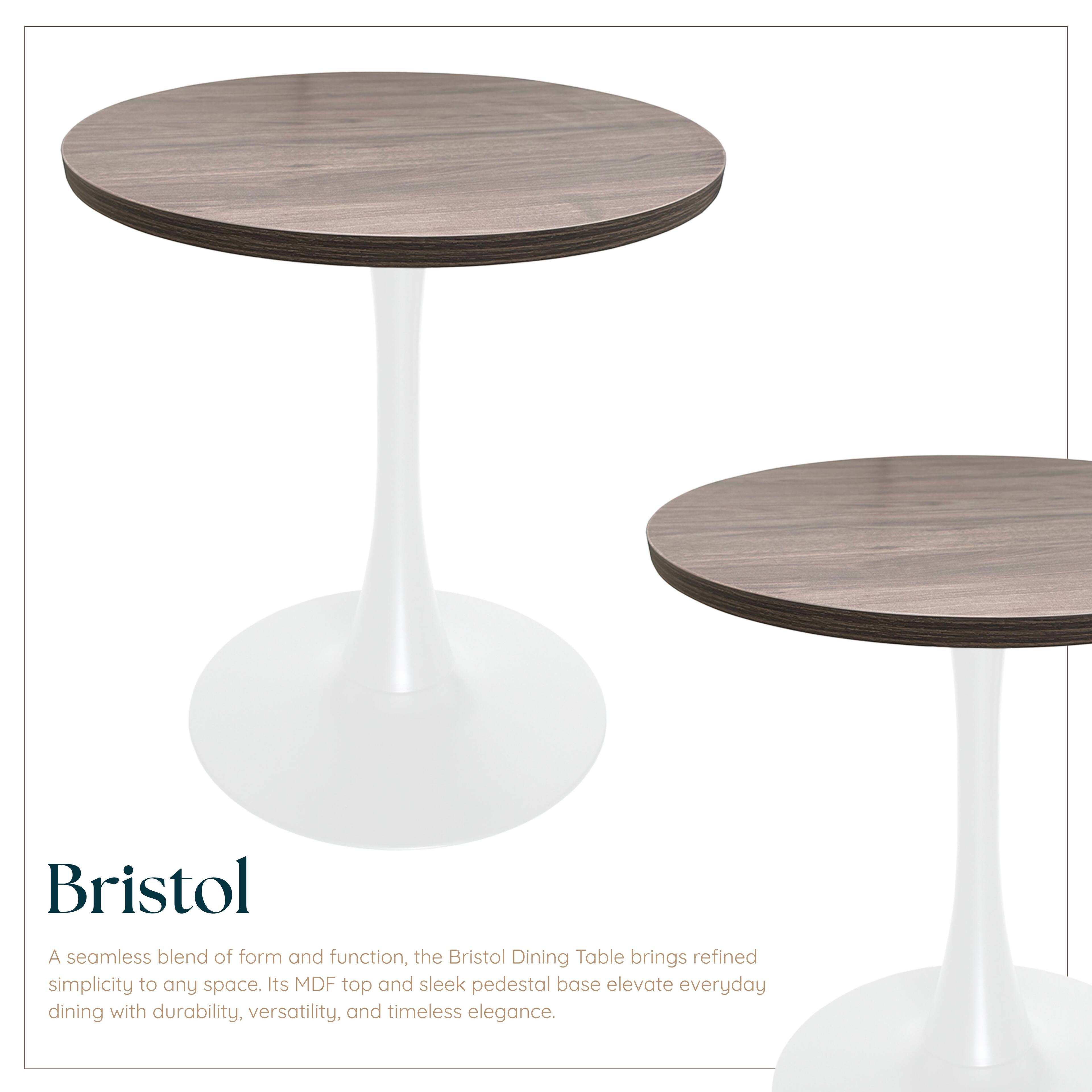 Bristol

A seamless blend of form and function, the Bristol Dining Table brings refined simplicity to any space. Its MDF top and sleek pedestal base elevate everyday dining with durability, versatility, and timeless elegance.