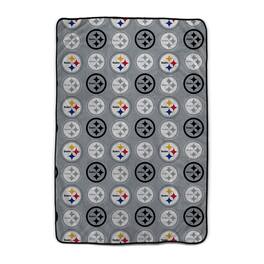 Pegasus - Pittsburgh Steelers 66" x 95" Oversized Logo Roll Ultra Cozy Blanket - Multicolor