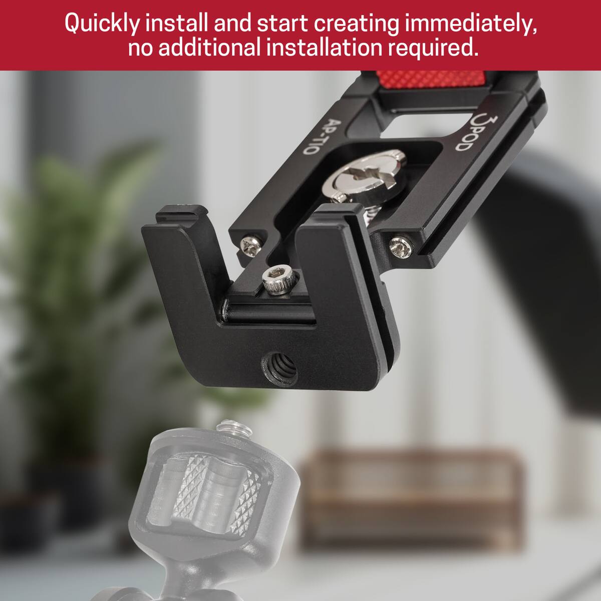 Quickly install and start creating immediately, no additional installation required. AP-TIO 3POD