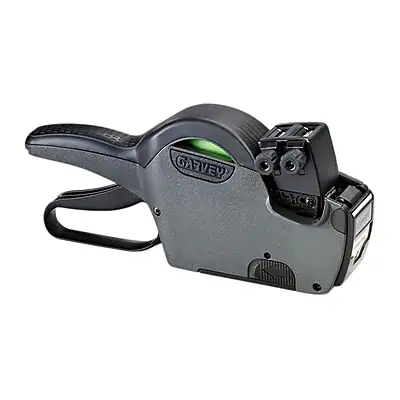 Front. Garvey - G Series 22 Labeler, 2 Line, Gray/Black - Gray/Black.