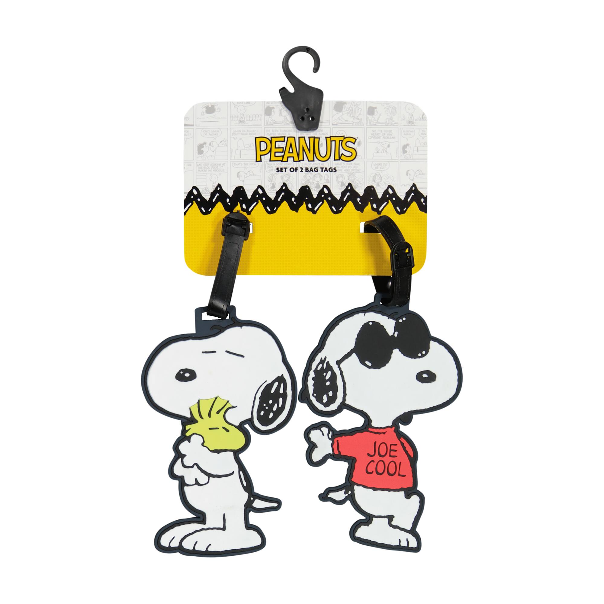 PEANUTS  
SET OF 2 BAG TAGS  
JOE COOL