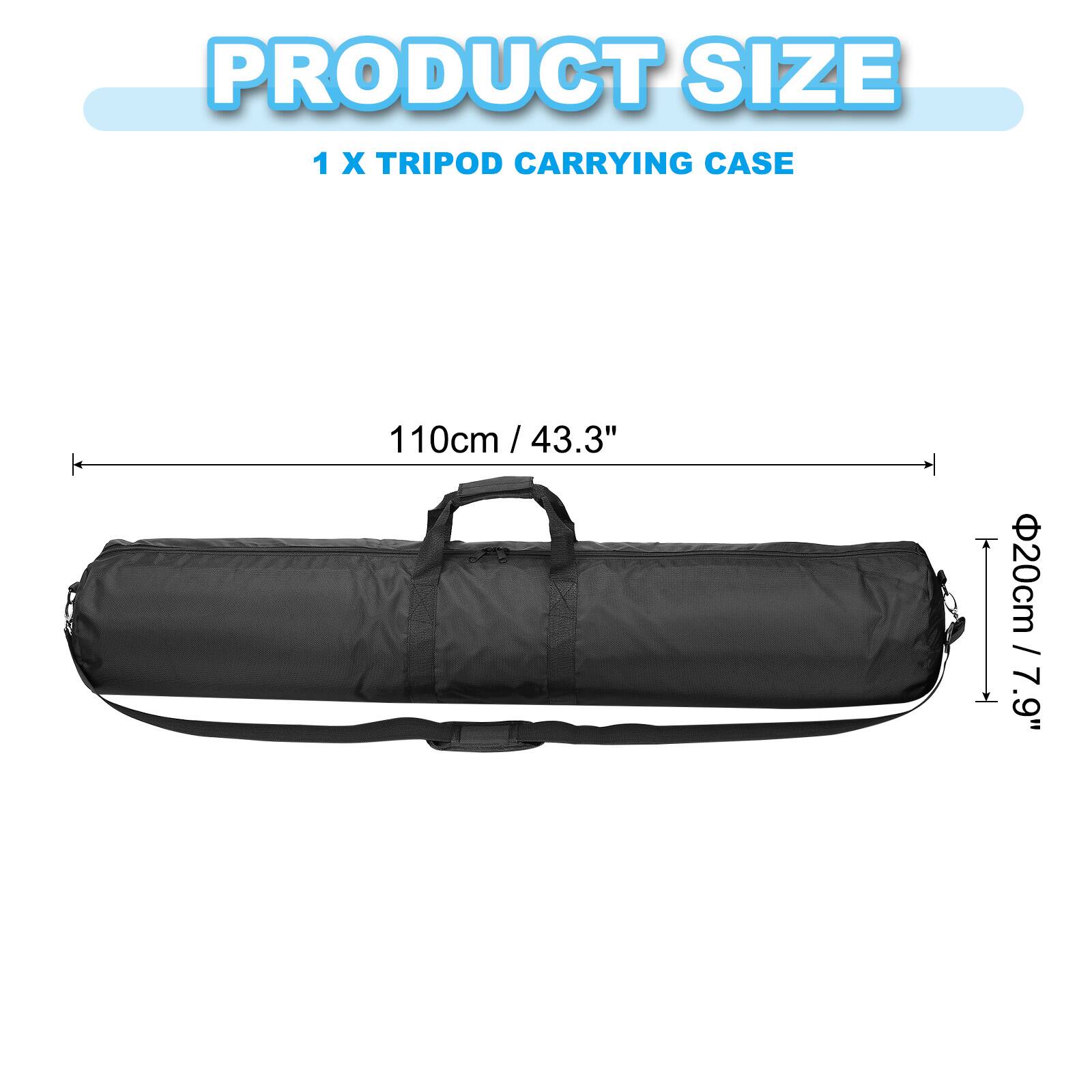 PRODUCT SIZE  
1 X TRIPOD CARRYING CASE  
110cm / 43.3" / 20cm / 7.9"
