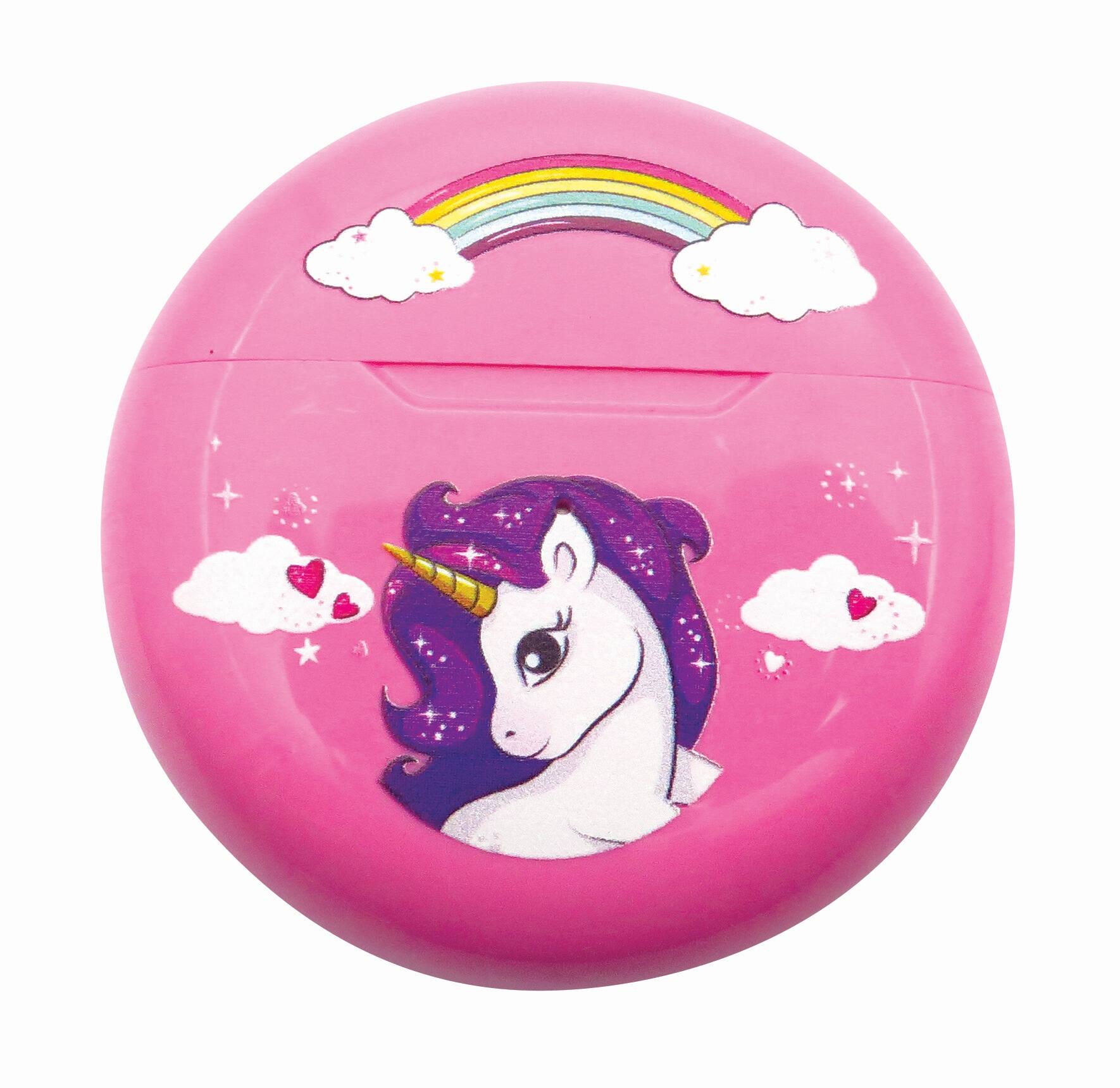 Alt View 2. Lexibook - Unicorn Bluetooth Earbuds with Charging Storage Case.