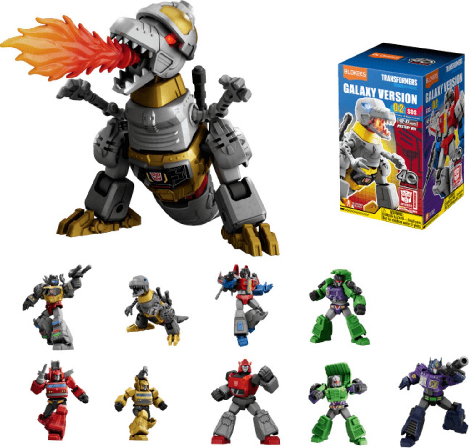 Blokees - Transformers - Galaxy Version - 02: SOS Model Kit 9ct Display - COLLECTIBLES