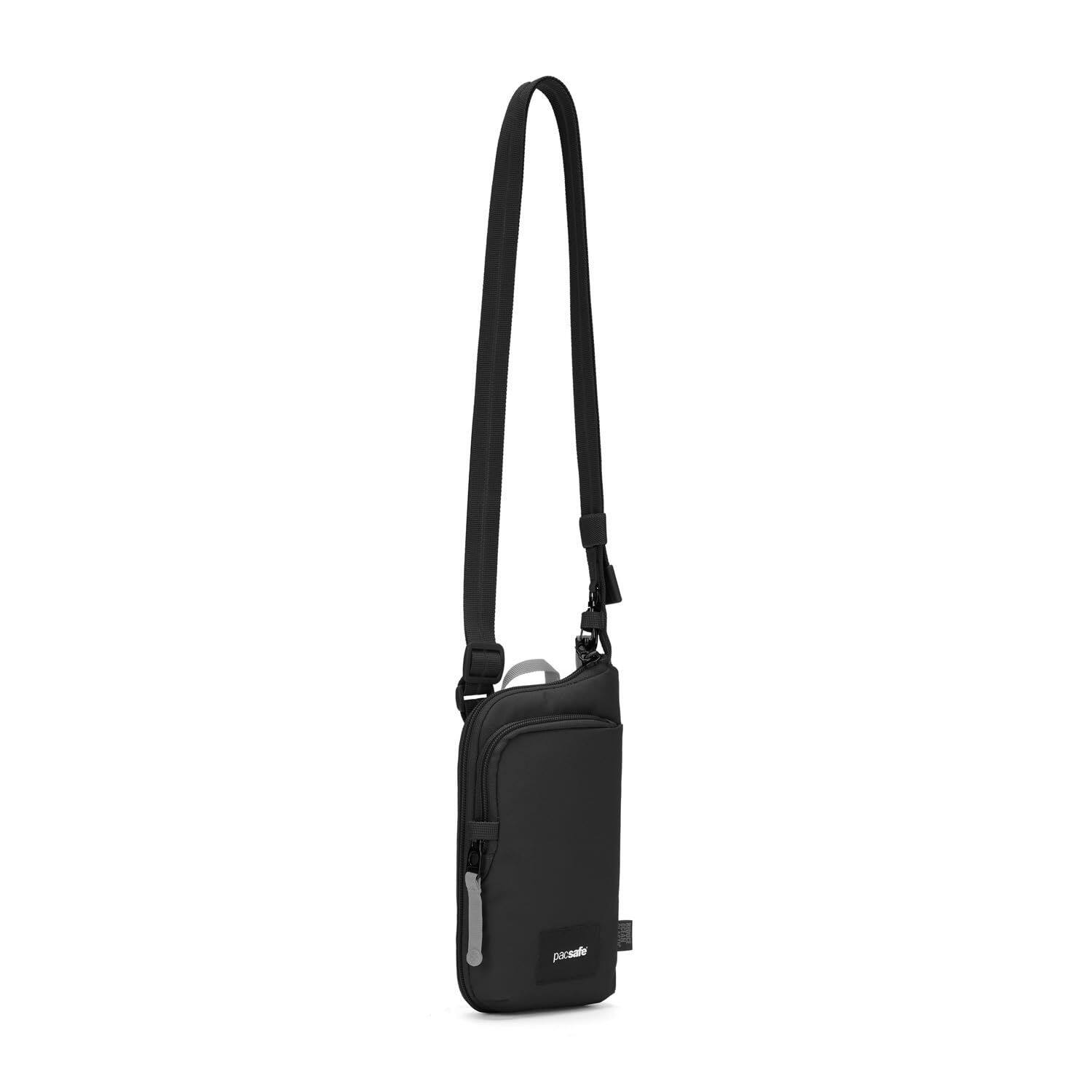 Alt View 1. Pacsafe - GO Tech Crossbody (Jet Black) - Jet Black.