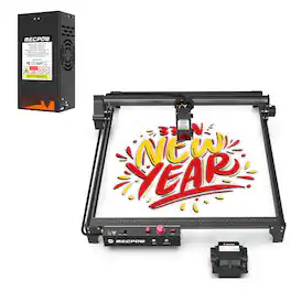Mecpow - X5 Pro Laser Engraver & B40W Laser Module Combo Set, High-Speed Cutting & Precision Engraving for Wood Metal Acrylic