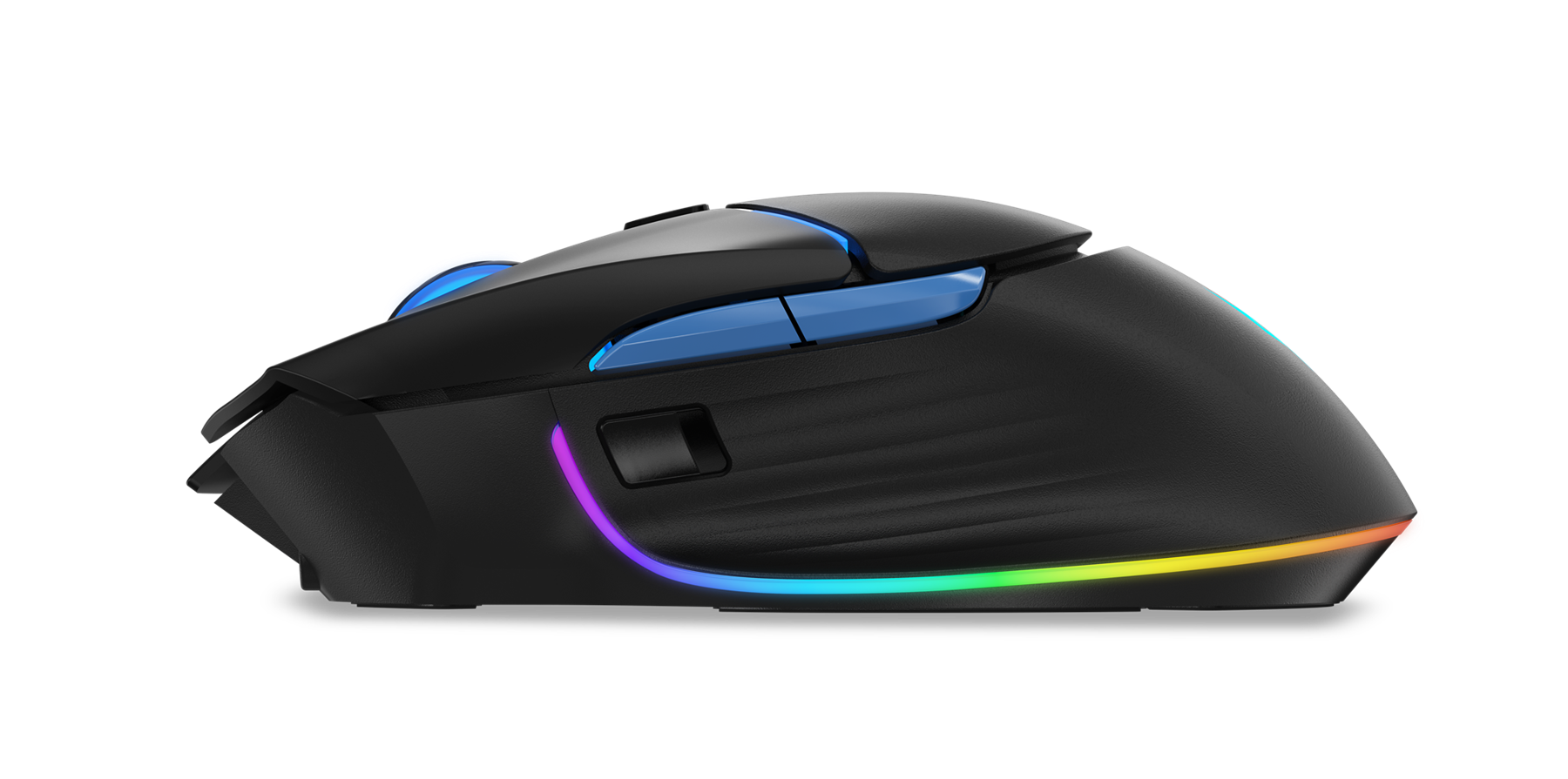 Back. Acer - Acer Predator Cestus 530 Wireless Gaming Mouse, RGB, High Precision Sensor, Adjustable DPI, Ergonomic - Black.