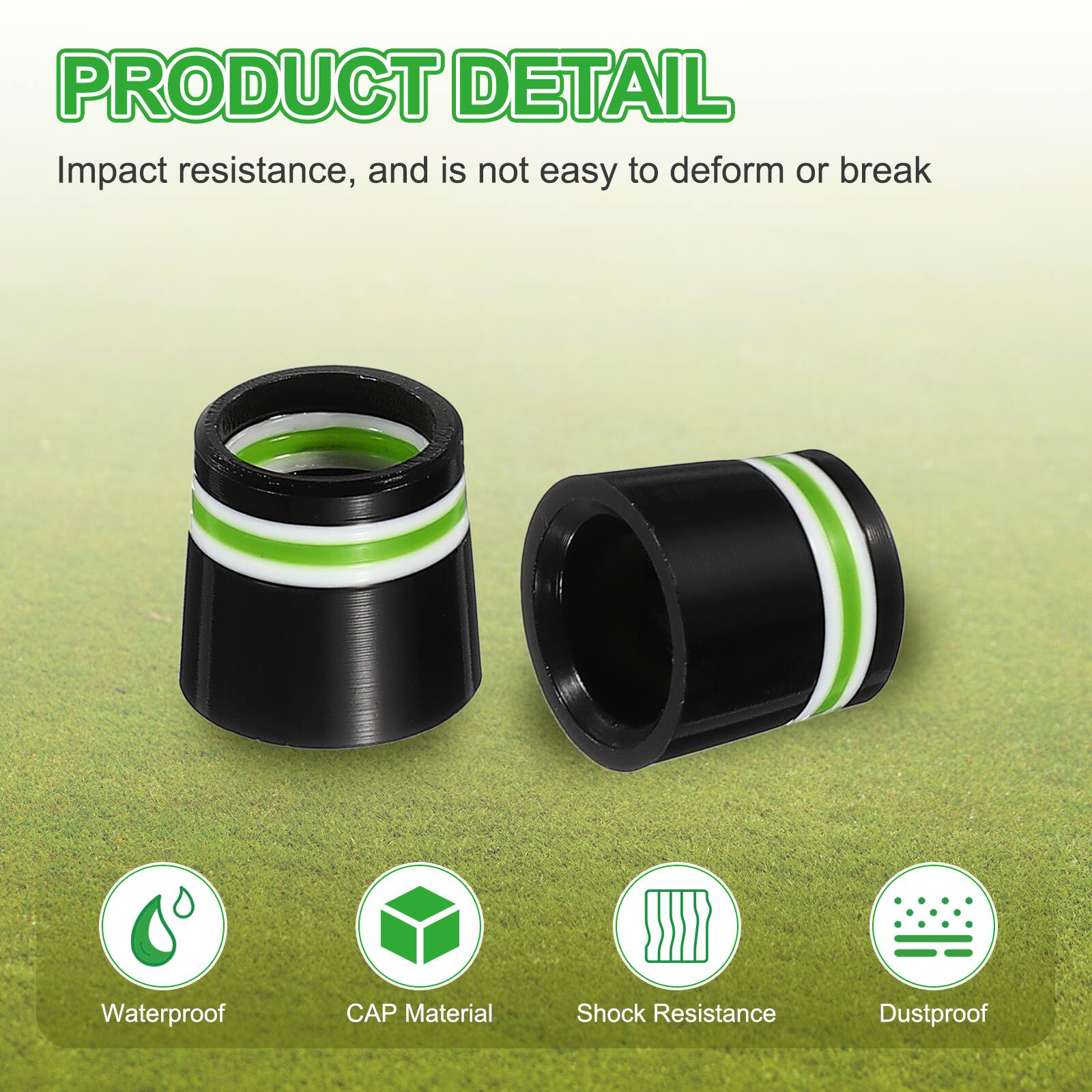 PRODUCT DETAIL

Impact resistance, and is not easy to deform or break

Waterproof  
CAP Material  
Shock Resistance  
Dustproof