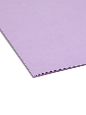 Alt View 3. Smead - Reinforced File Folder, Straight Cut, Legal Size, 100/Box - Lavender.