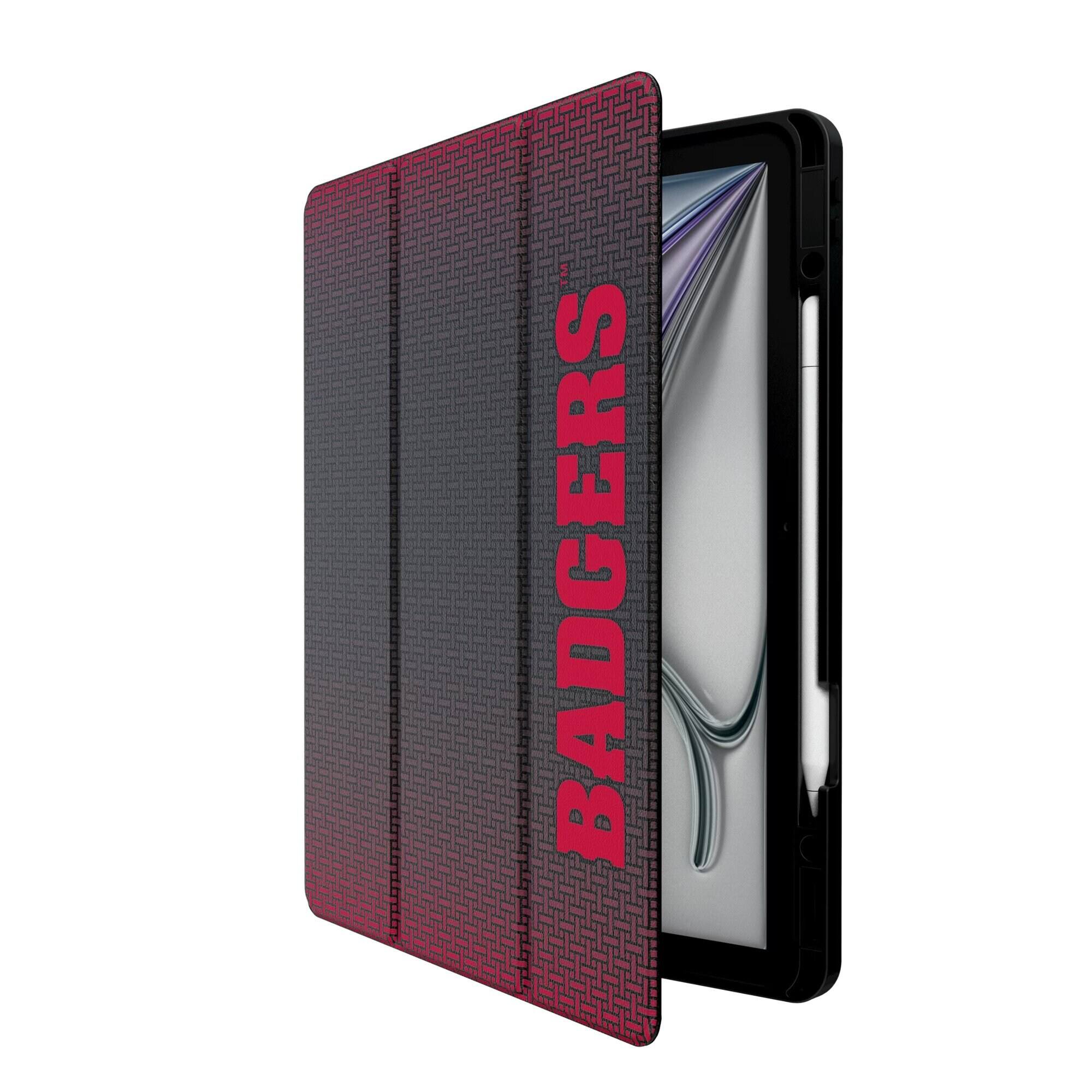 Alt View 1. Keyscaper - Wisconsin Badgers iPad Case - 13in Air M2 - Black.