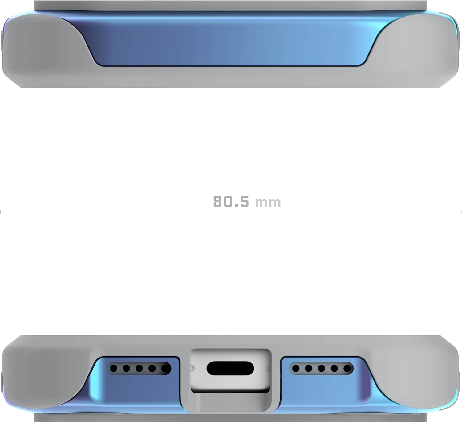 Alt View 3. Ghostek - Ghostek iPhone 17 Pro Atomic Slim Case, MagSafe Compatible, Non Slip Grip Protection - Prismatic - Multi-Color.