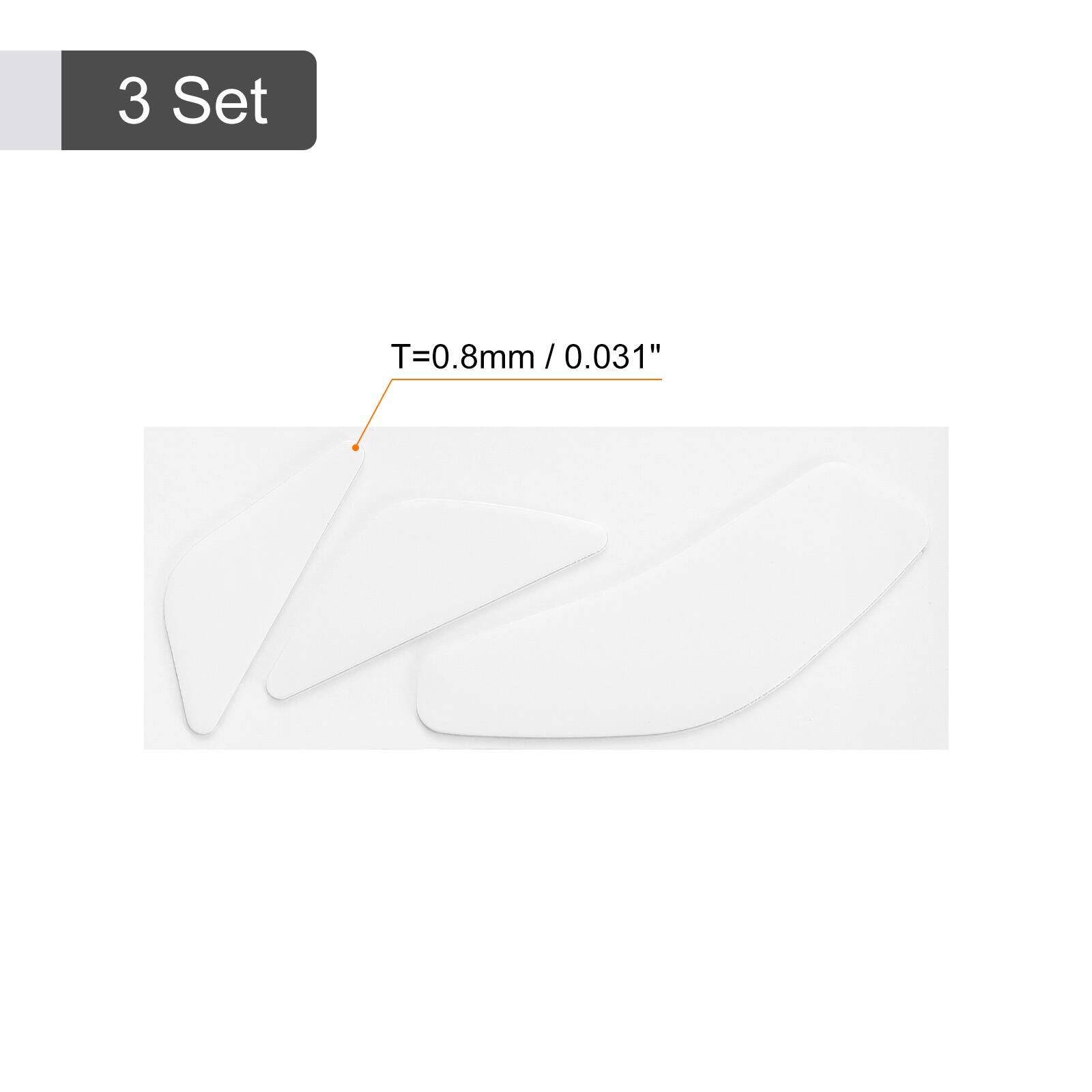 3 Set  
T=0.8mm / 0.031"