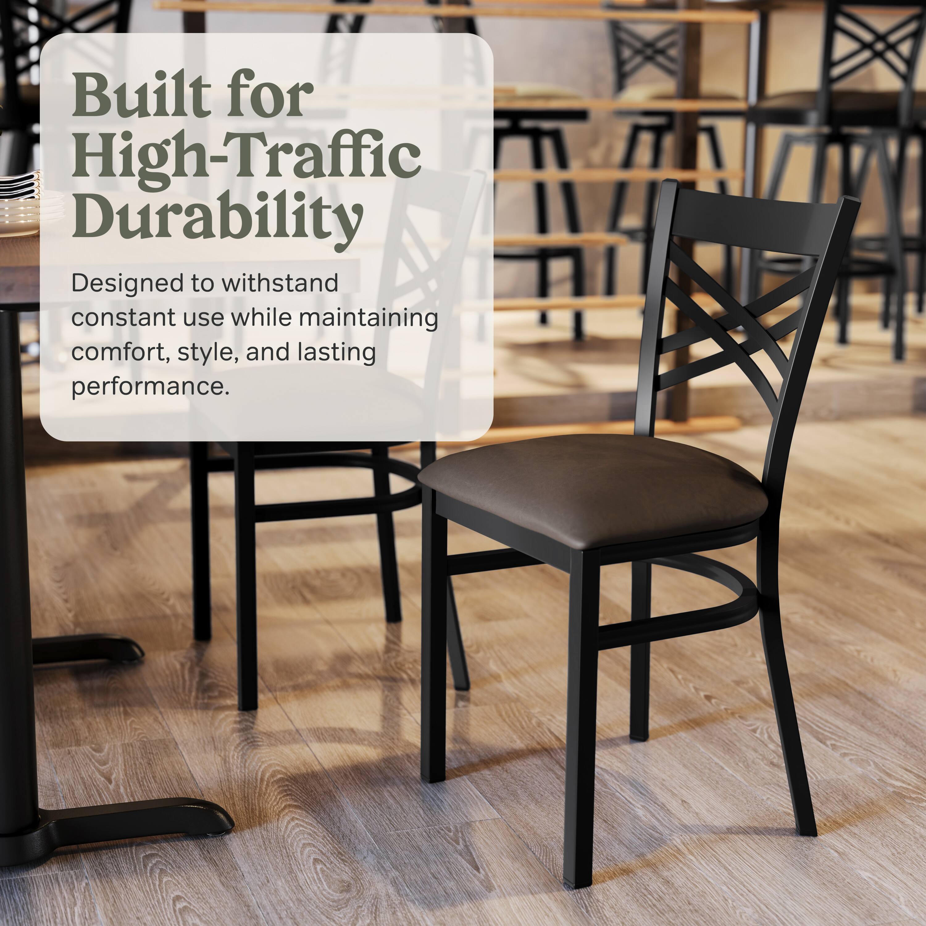 Built for High-Traffic Durability  
Designed to withstand constant use while maintaining comfort, style, and lasting performance.