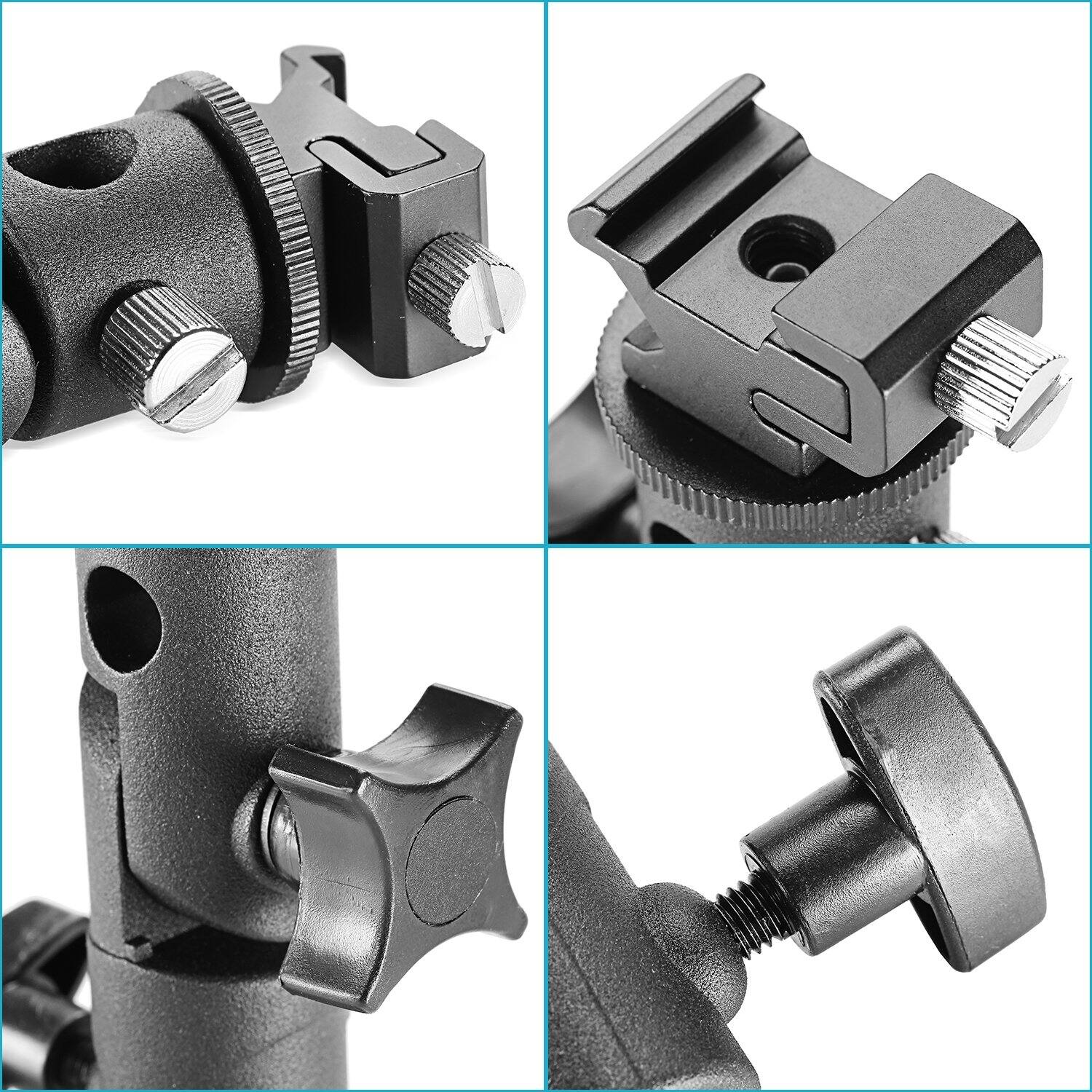 Alt View 4. Neewer - E-Type Flash Mount 2-Pack, Umbrella Holder.